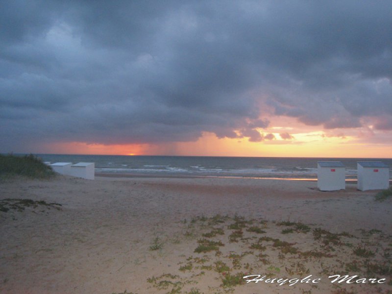 zonsondergang Nieuwpoort